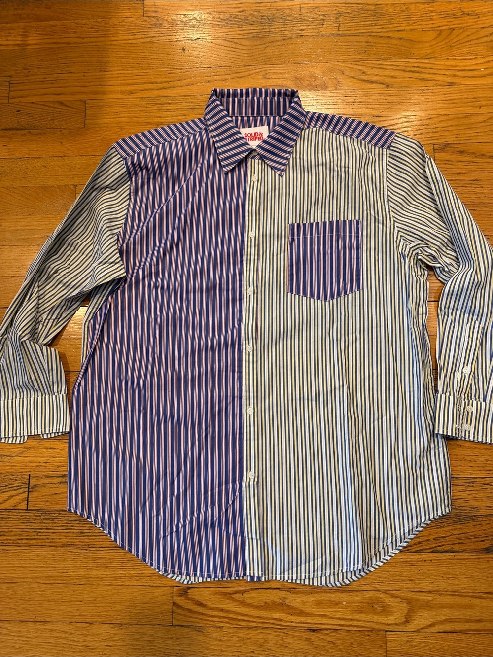 Solid & Striped Mixed Stripe shirt